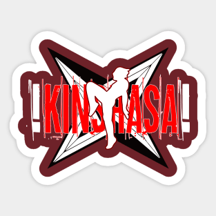 KINSHASA!! Sticker